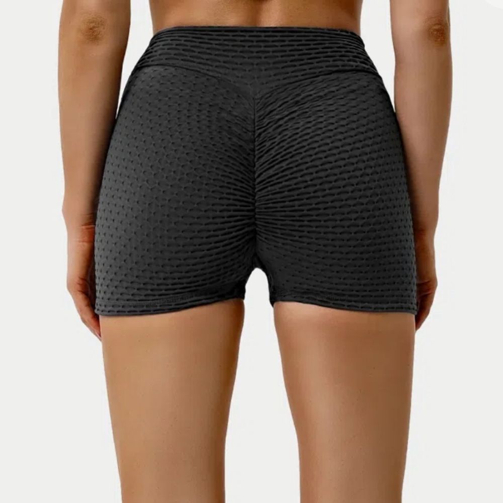 Halara Butt-Lifting Crossover Honeycomb Textured Ruched Shorts